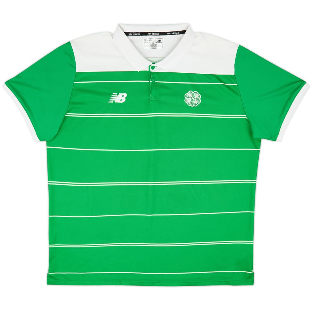 2017-18 Celtic New Balance Polo Shirt - 10/10 - (XXL)