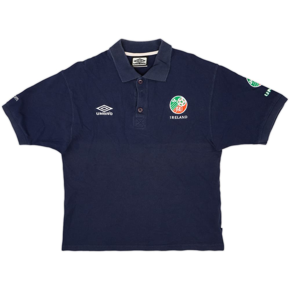 2000-02 Ireland Umbro Polo Shirt - 6/10 - (L)