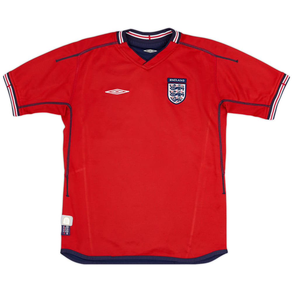 2002-04 England Away Shirt - 8/10 - (M.Boys)