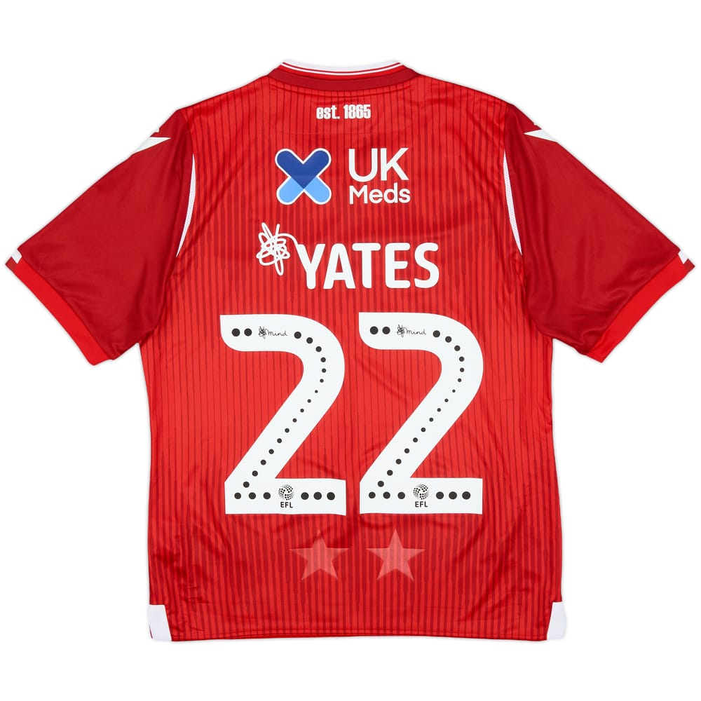 2019-20 Nottingham Forest Home Shirt Yates #22 - 9/10 - (Women's M)