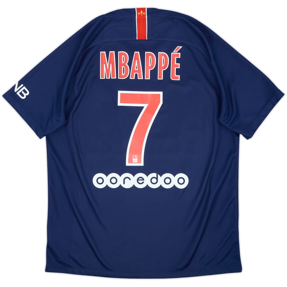 2018-19 Paris Saint-Germain Home Shirt Mbappe #7 - 7/10 - (L)