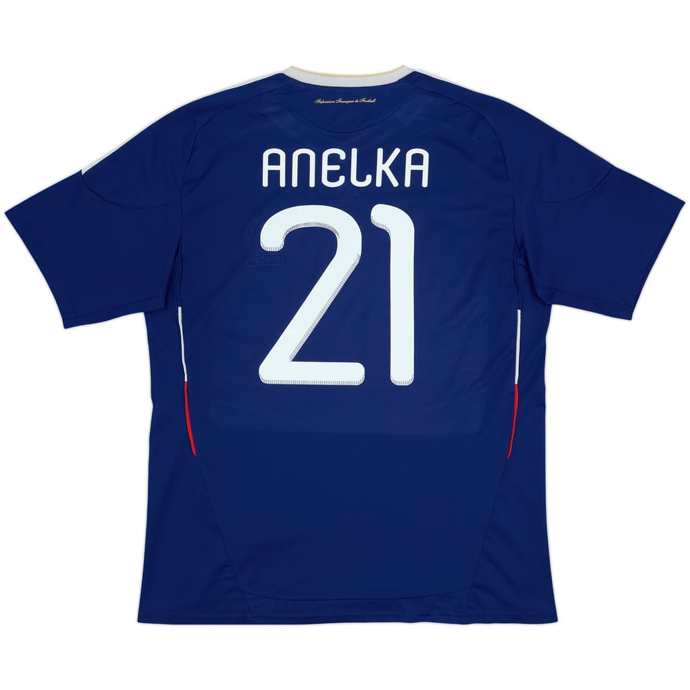 2009-10 France Home Shirt Anelka #21 - 6/10 - (XL)