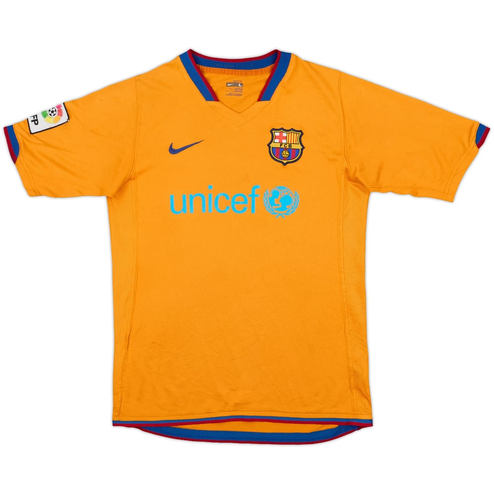 2006-08 Barcelona Away Shirt - 5/10 - (L.Boys)