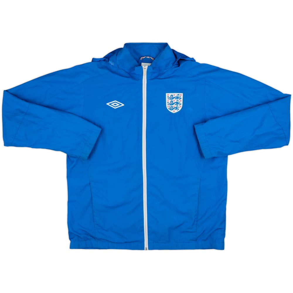 2010-11 England Umbro Hooded Rain Jacket - 6/10 - (L)