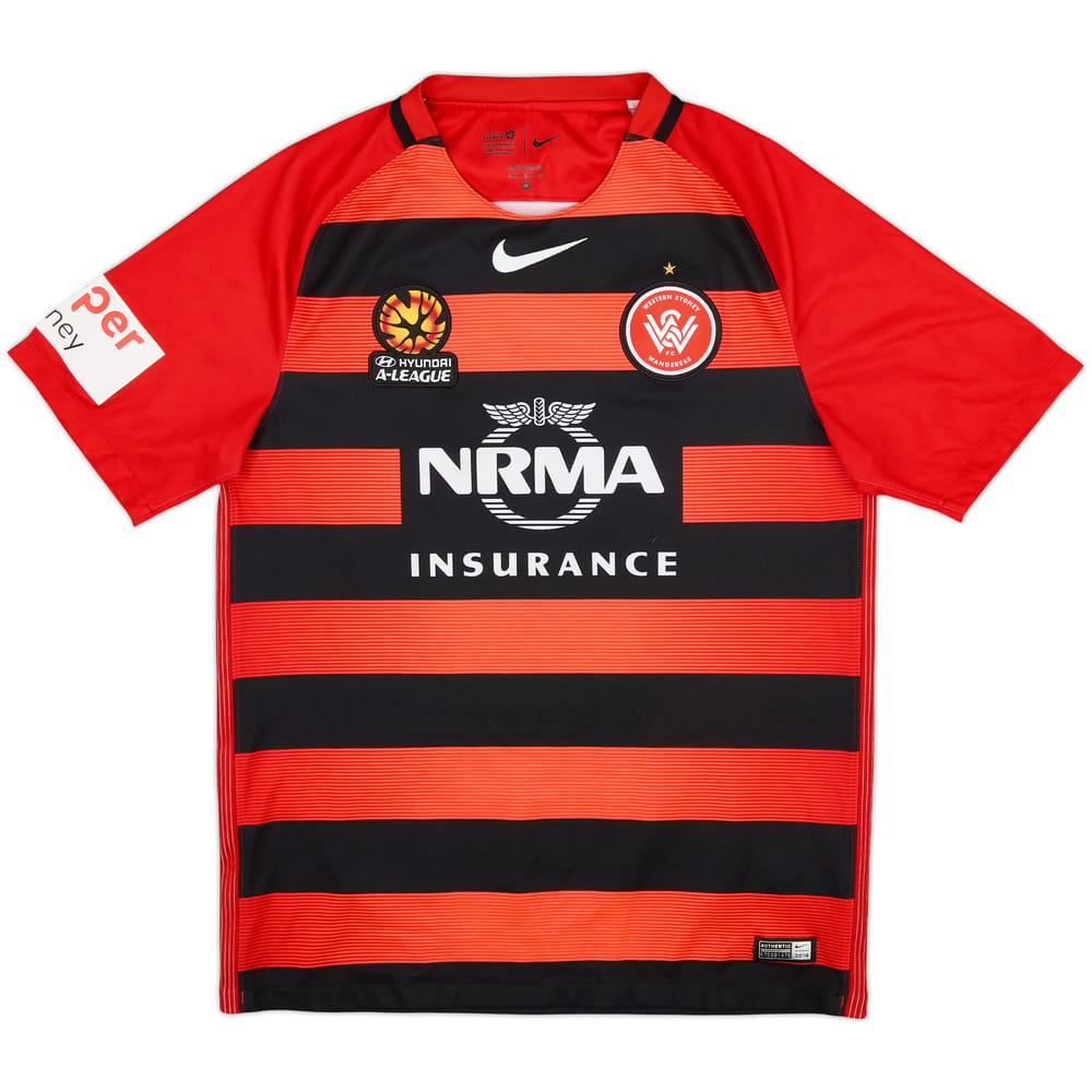 2016-17 Western Sydney Wanderers Home Shirt - 8/10 - (M)