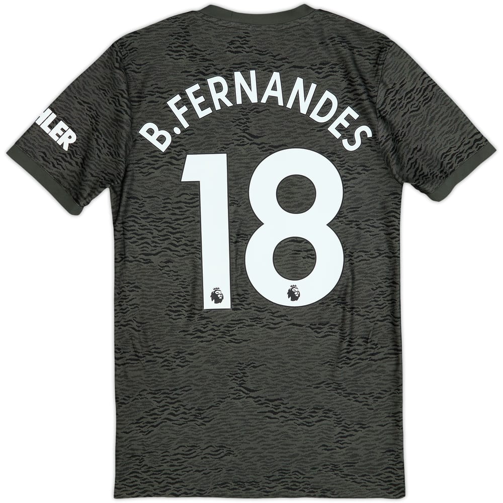 2020-21 Manchester United Away Shirt B.Fernandes #18 - 8/10 - (XS)