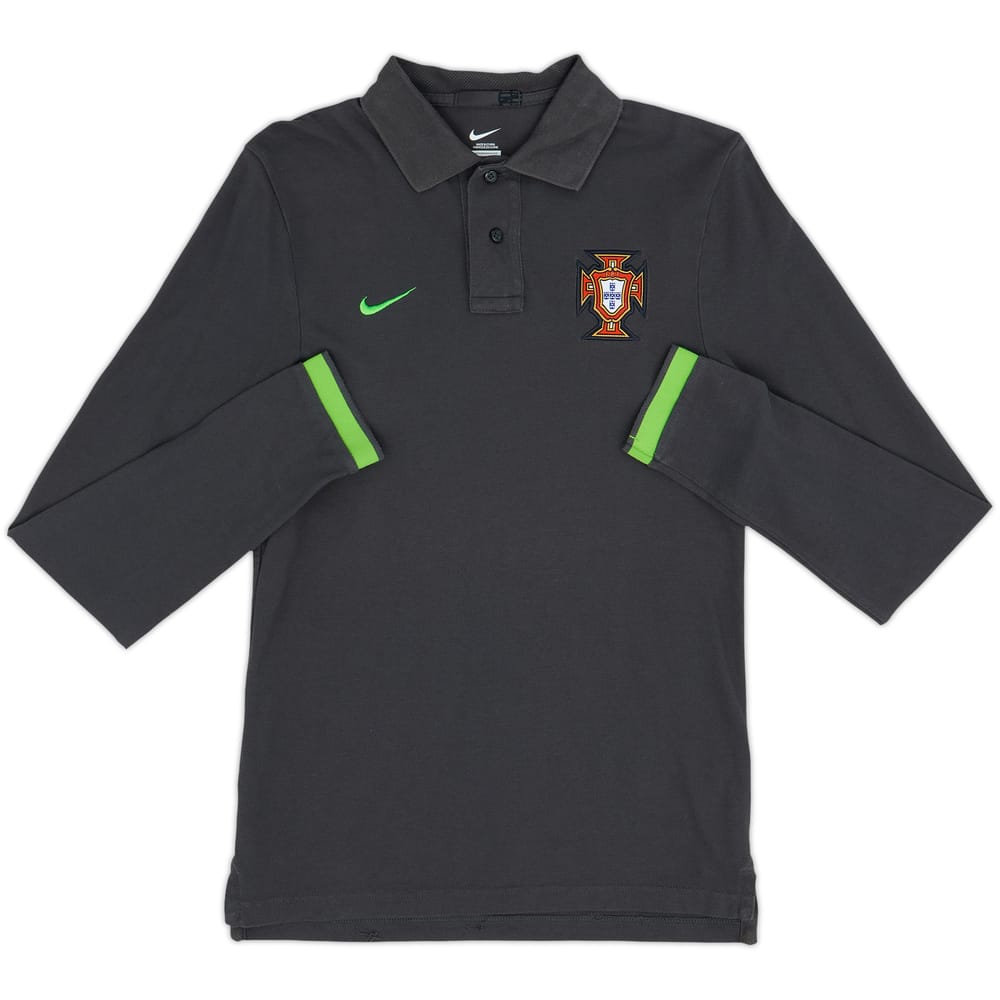 2012-14 Portugal Nike Polo L/S Shirt - 9/10 - (S)