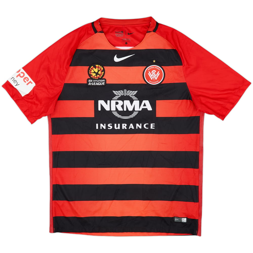 2016-17 Western Sydney Wanderers Home Shirt - 9/10 - (L)
