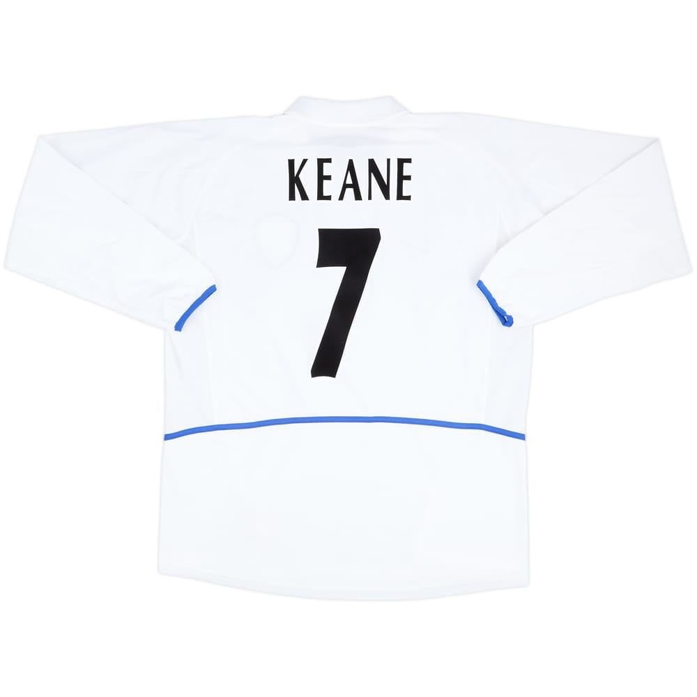 2002-03 Leeds United Home L/S Shirt Keane #7 - 10/10 - (XL)
