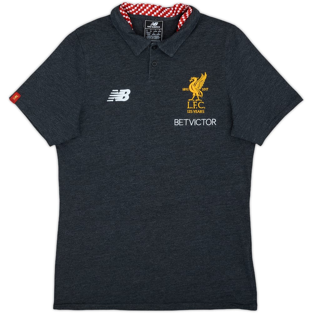2017-18 Liverpool New Balance Polo Shirt - 5/10 - (S)