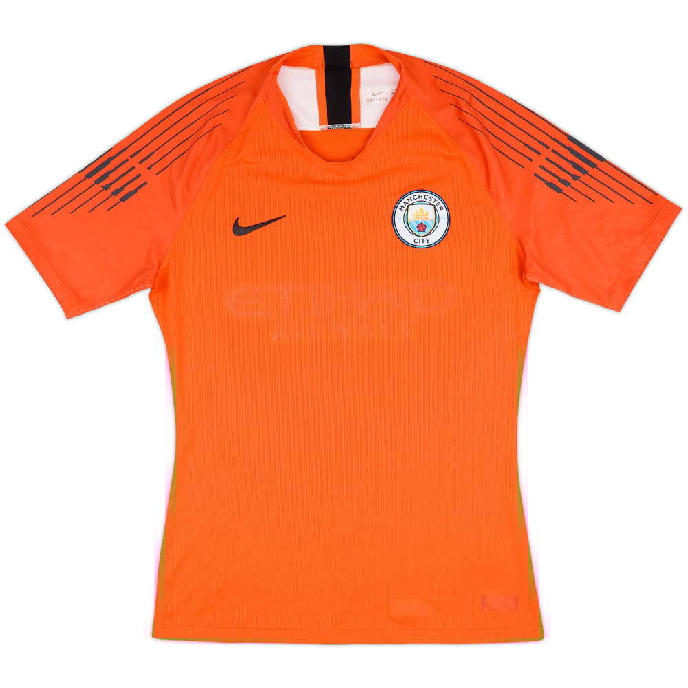 2018-19 Manchester City Authentic GK S/S Shirt - 4/10 - (M)
