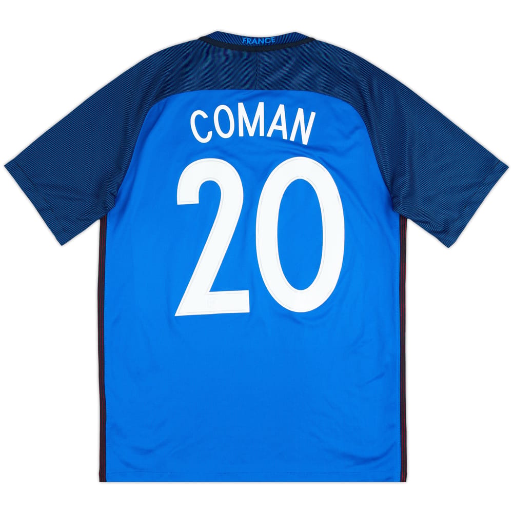 2016-17 France Home Shirt Coman #20 - 10/10 - (M)