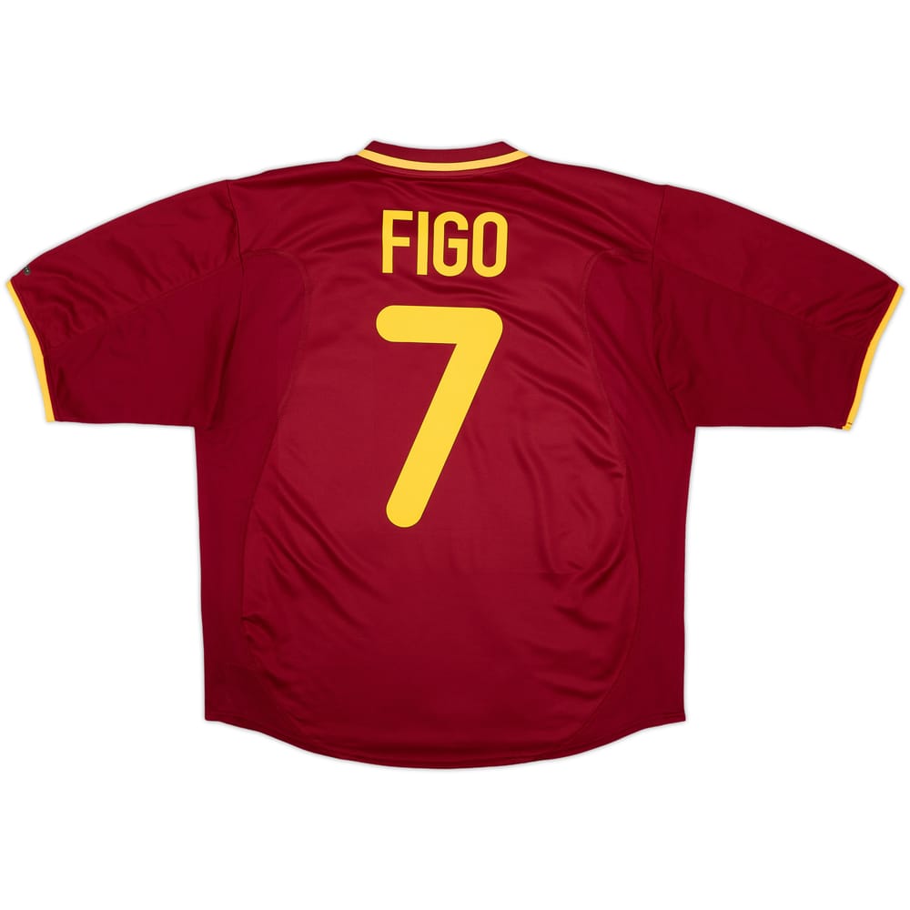 2000-02 Portugal Home Shirt Figo #7 - 9/10 - (L)