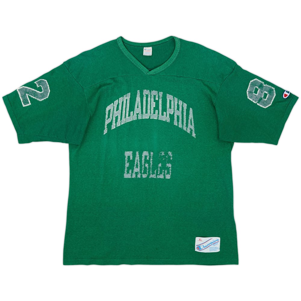 1980s Philadelphia Eagles #82 Champion Tee - 6/10 - (XL)