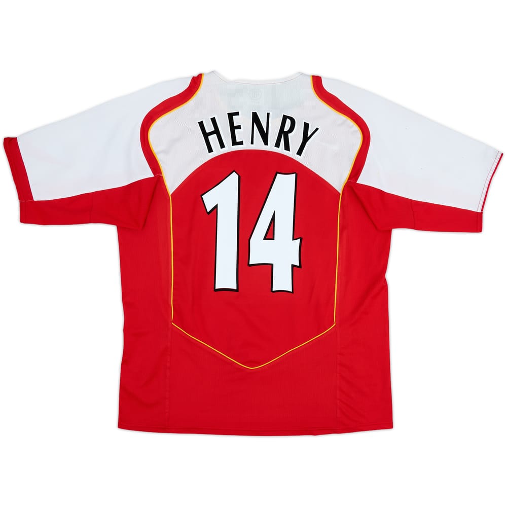 2004-05 Arsenal Home Shirt Henry #14 - 5/10 - (XL)