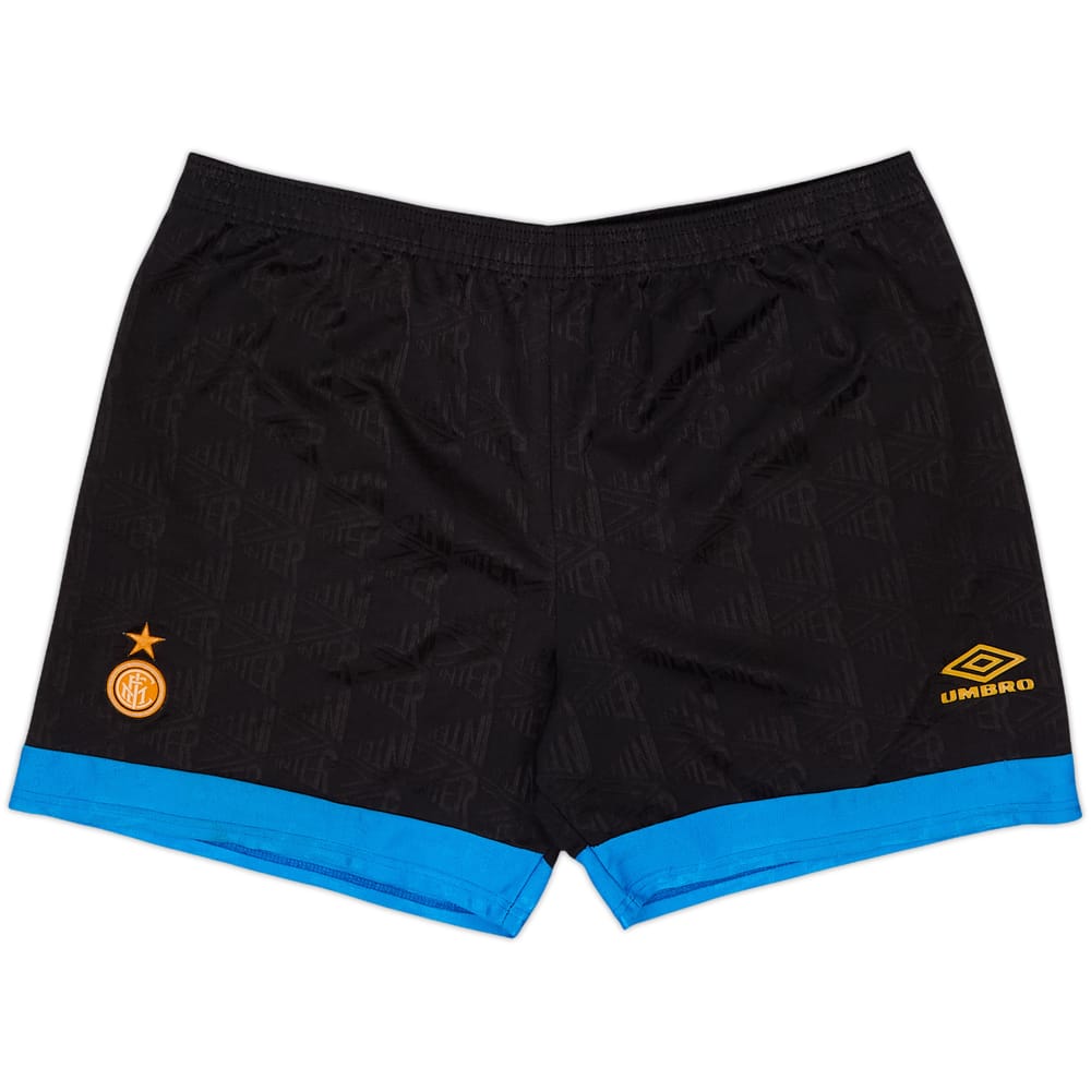 1991-93 Inter Milan Home Shorts - 8/10 - (M)