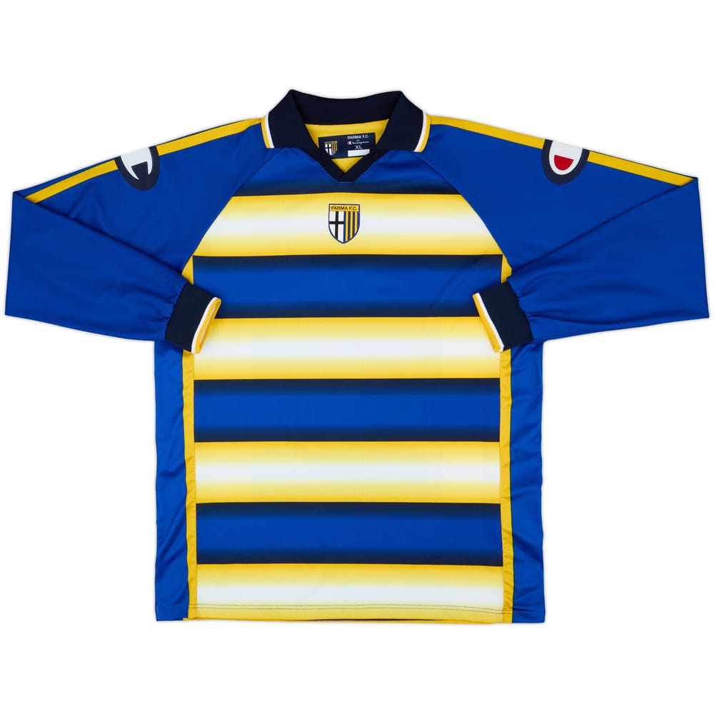 2004-05 Parma Youth Match Issue Home L/S Shirt #8