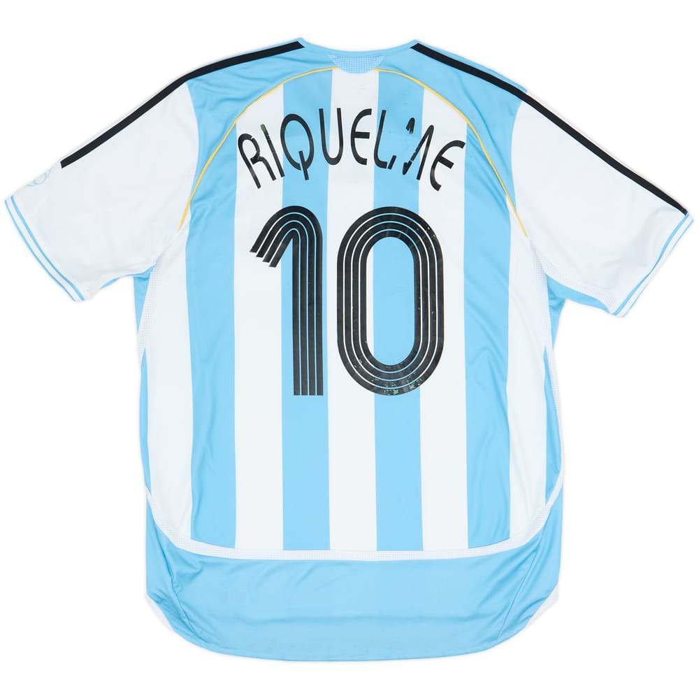 2005-07 Argentina Home Shirt Riquelme #10 - 4/10 - (L)