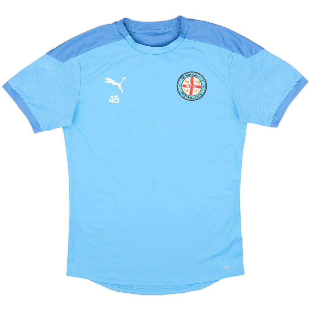 2019-20 Melbourne City Puma Player Issue Training Shirt #45 - 8/10 - (M)