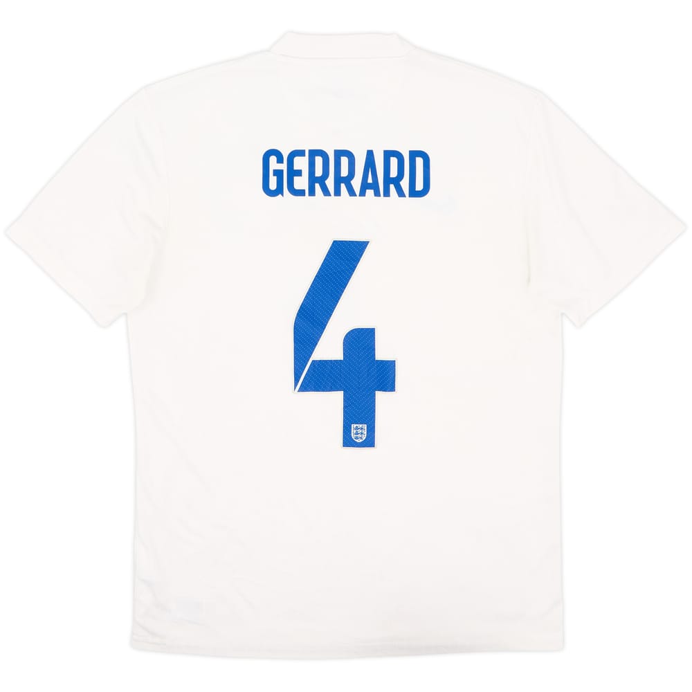 2014-15 England Home Shirt Gerrard #4 - 5/10 - (M)