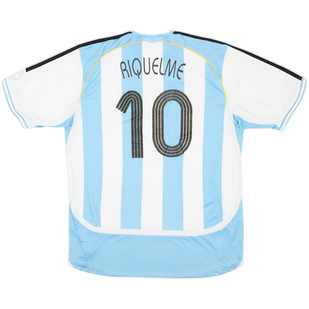 2005-07 Argentina Home Shirt Riquelme #10 - 6/10 - (15-16 Years)
