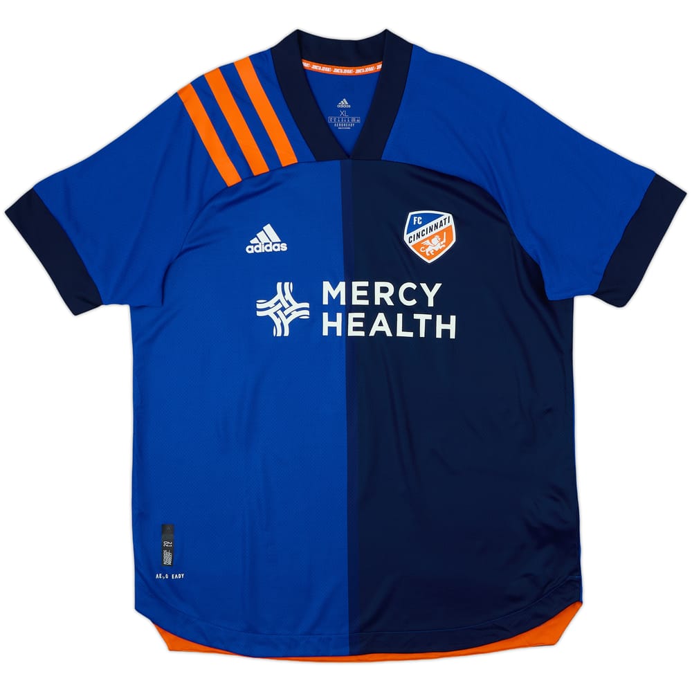 2020 FC Cincinnati Authentic Home Shirt - 8/10 - (XL)