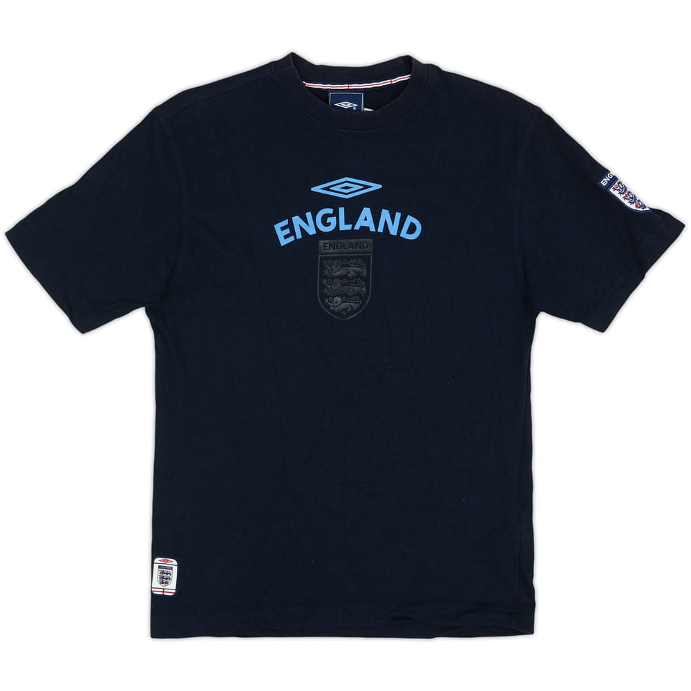 2004-05 England Umbro Cotton Tee - 9/10 - (XS)