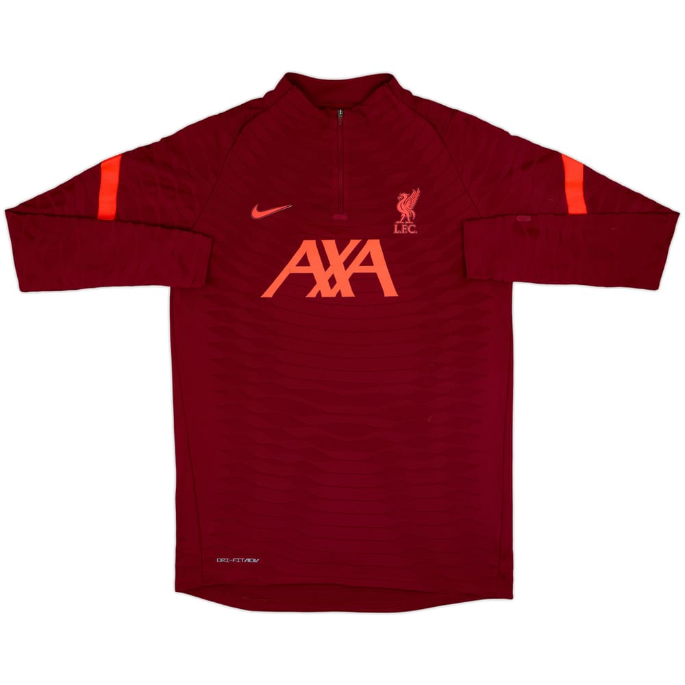 2021-22 Liverpool Nike Dri-Fit ADV 1/4 Zip Drill Top - 8/10 - (L)