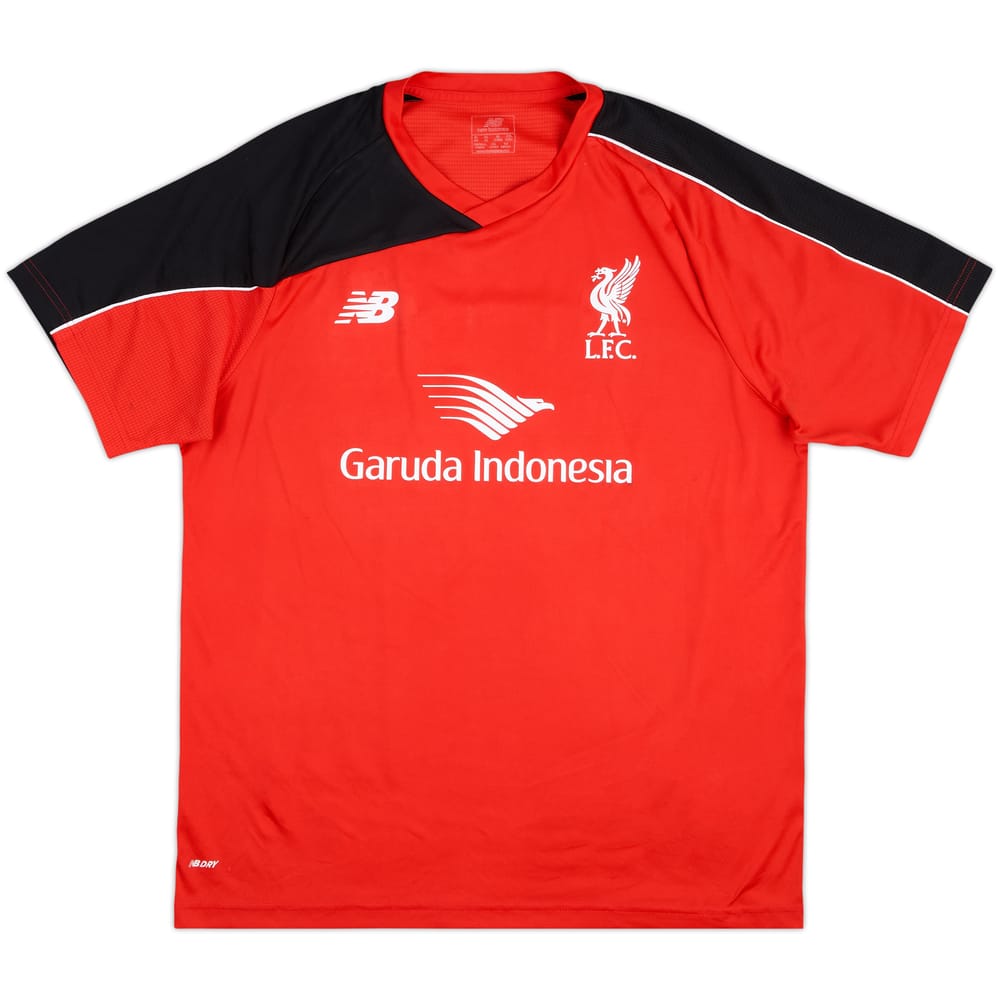 2015-16 Liverpool New Balance Training Shirt - 9/10 - (XL)