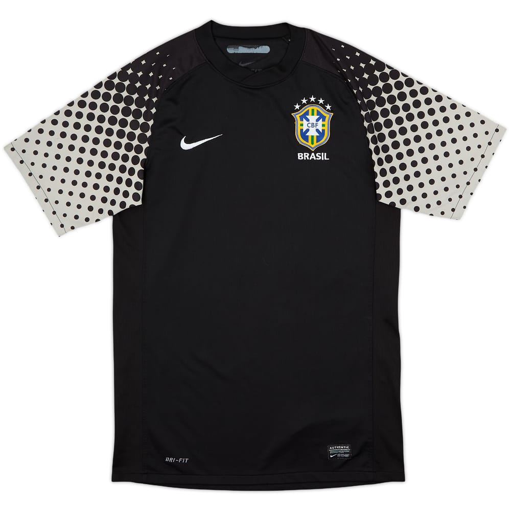 2010-11 Brazil S/S GK Shirt - 8/10 - (S)