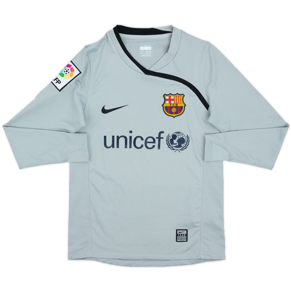 2008-09 Barcelona GK Shirt - 9/10 - (S.Boys)