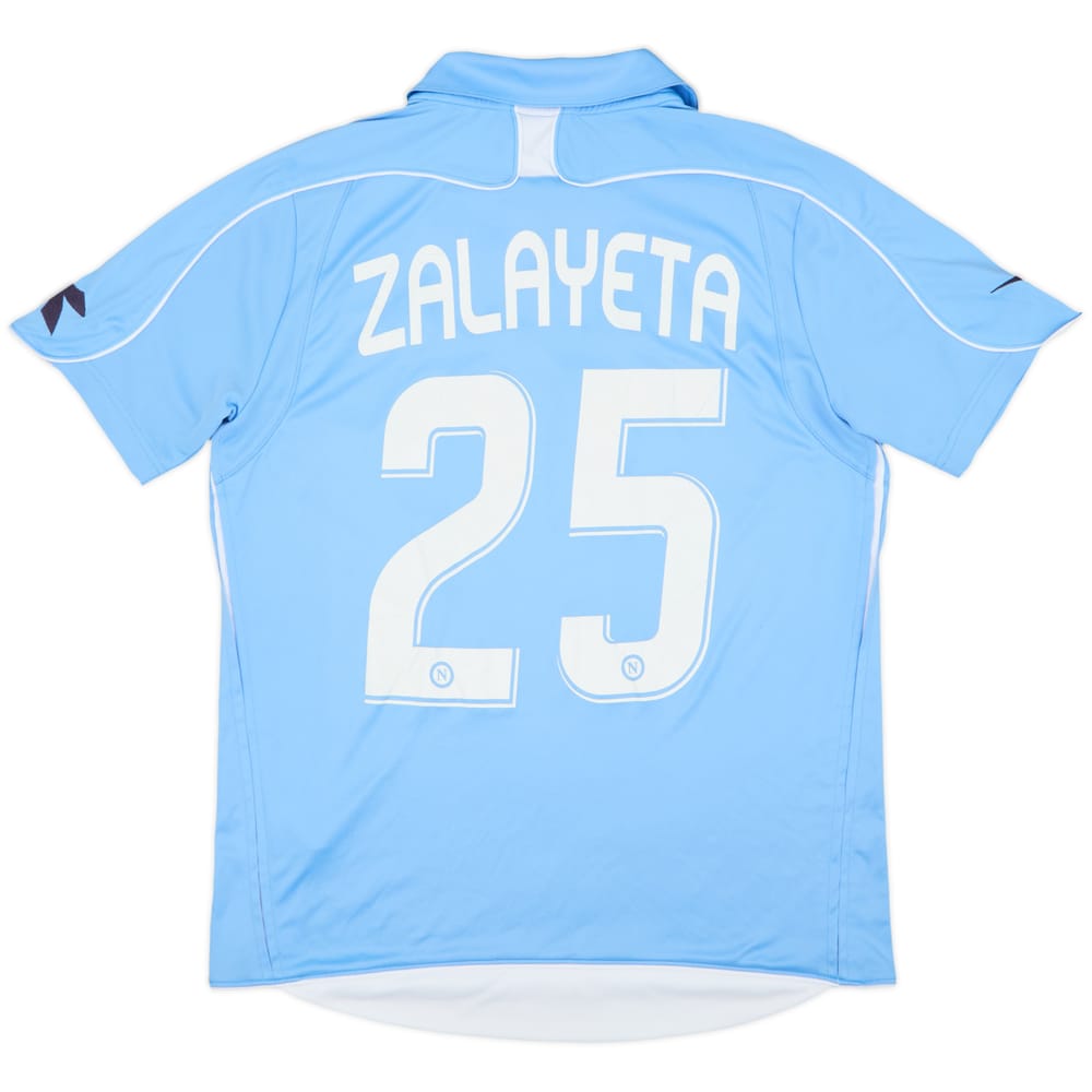 2008-09 Napoli Home Shirt Zalayeta #25 - 6/10 - (L)