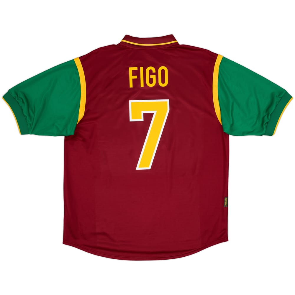1999-00 Portugal Home Shirt Figo #7 - 9/10 - (XL)