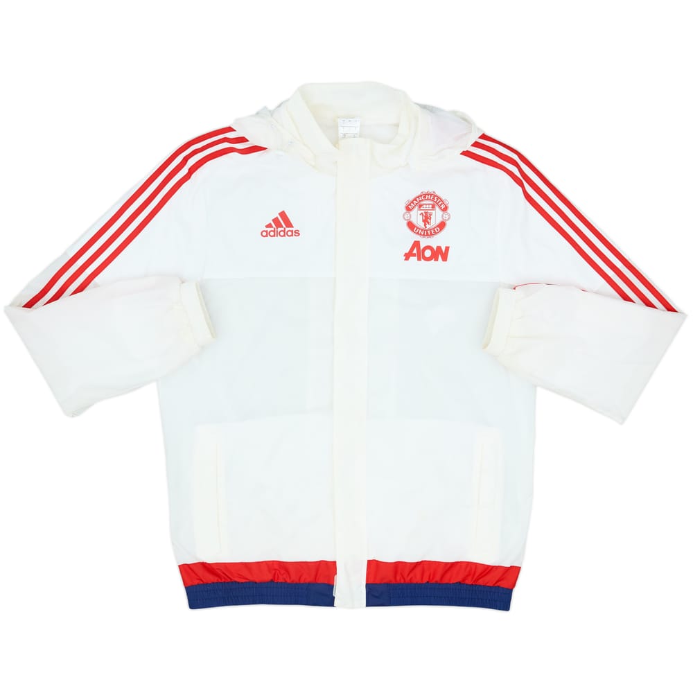2015-16 Manchester United adidas Track Jacket - 8/10 - (L)