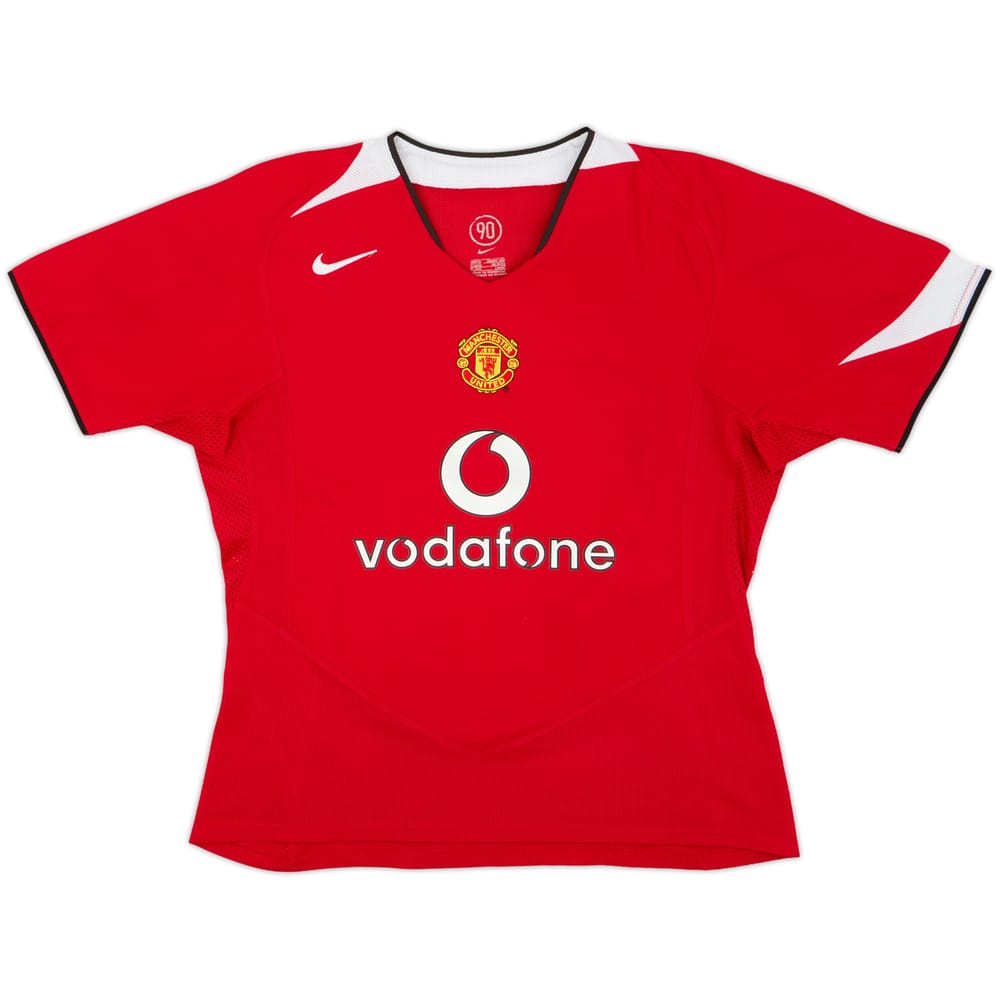 2004-06 Manchester United Home Shirt - 9/10 - (Women's M)