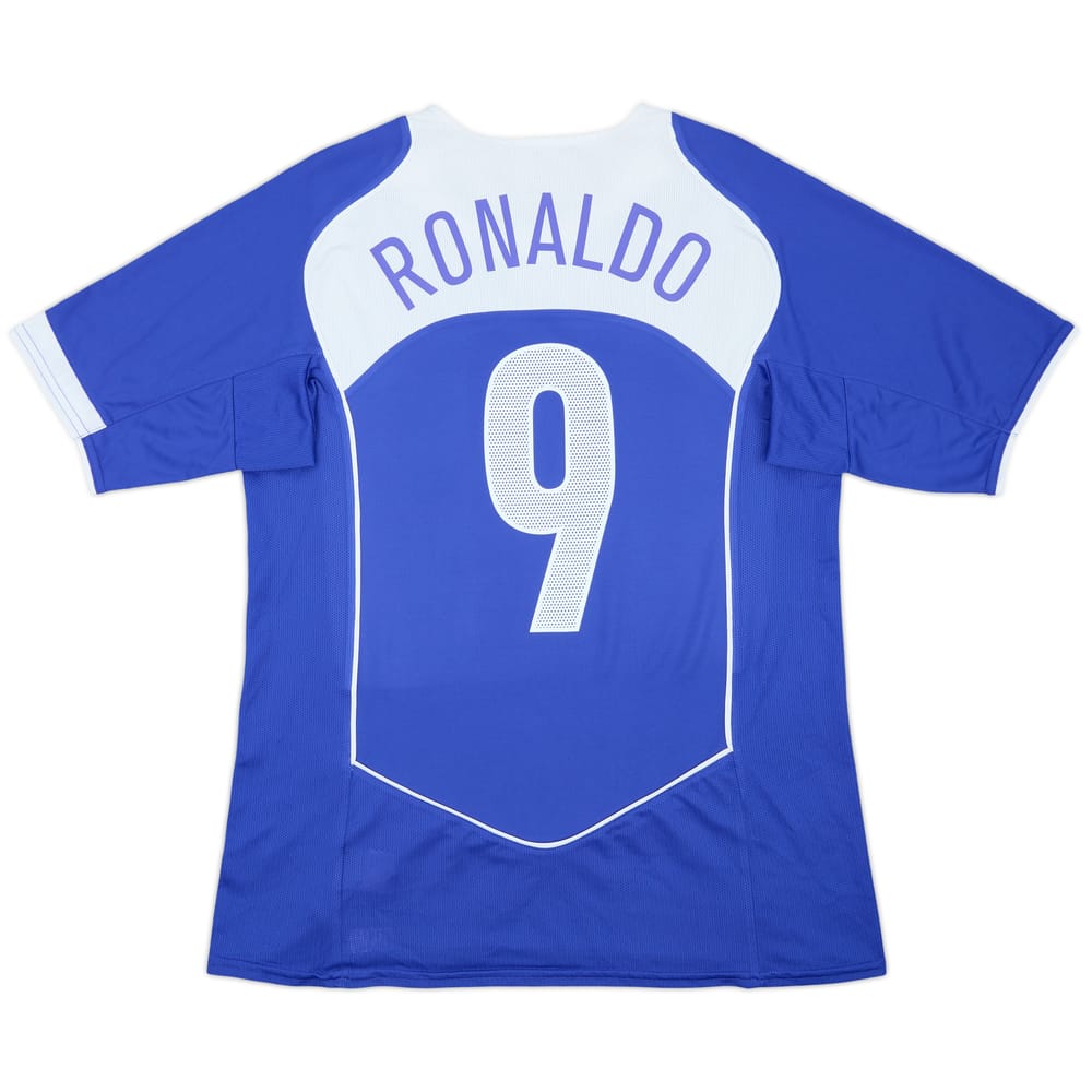 2004-06 Brazil Away Shirt Ronaldo #9 - 8/10 - (L)