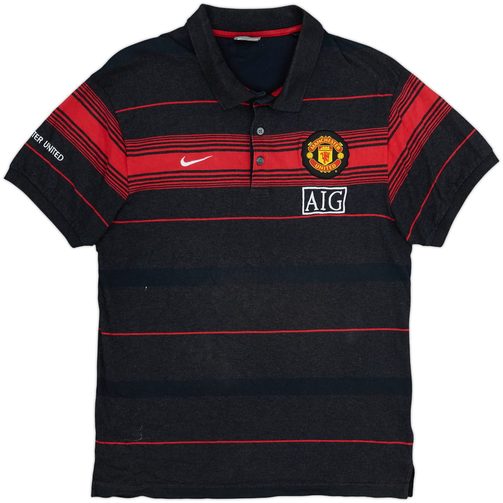 2009-10 Manchester United Nike Polo Shirt - 6/10 - (L)