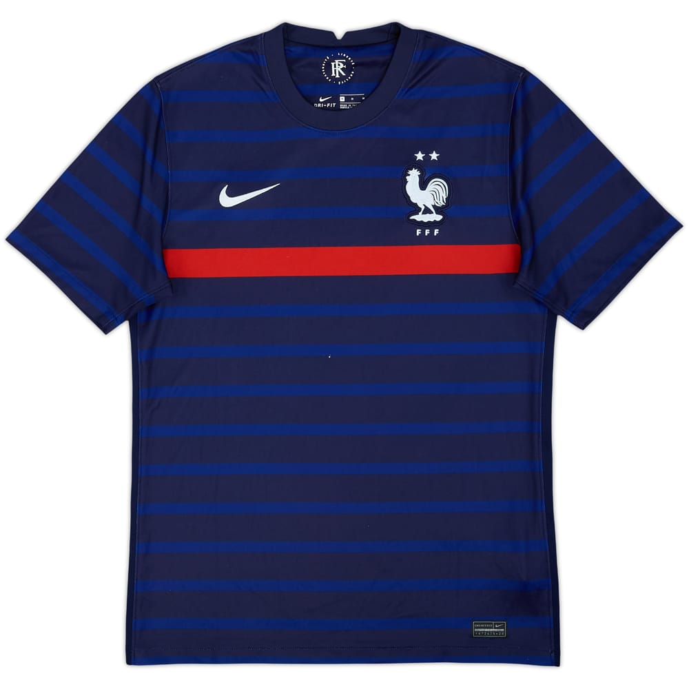 2020-21 France Home Shirt - 8/10 - (M)