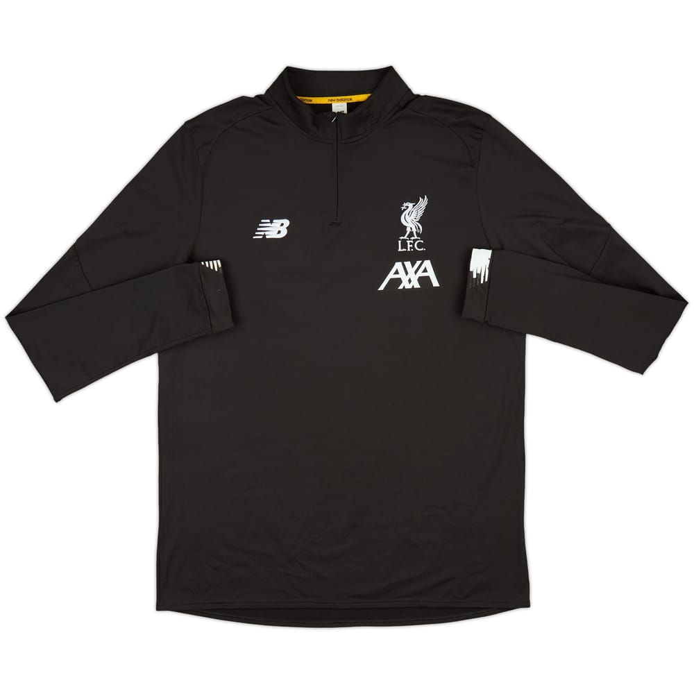 2017-18 Liverpool New Balance 1/4 Zip Drill Top - 8/10 - (XXL)