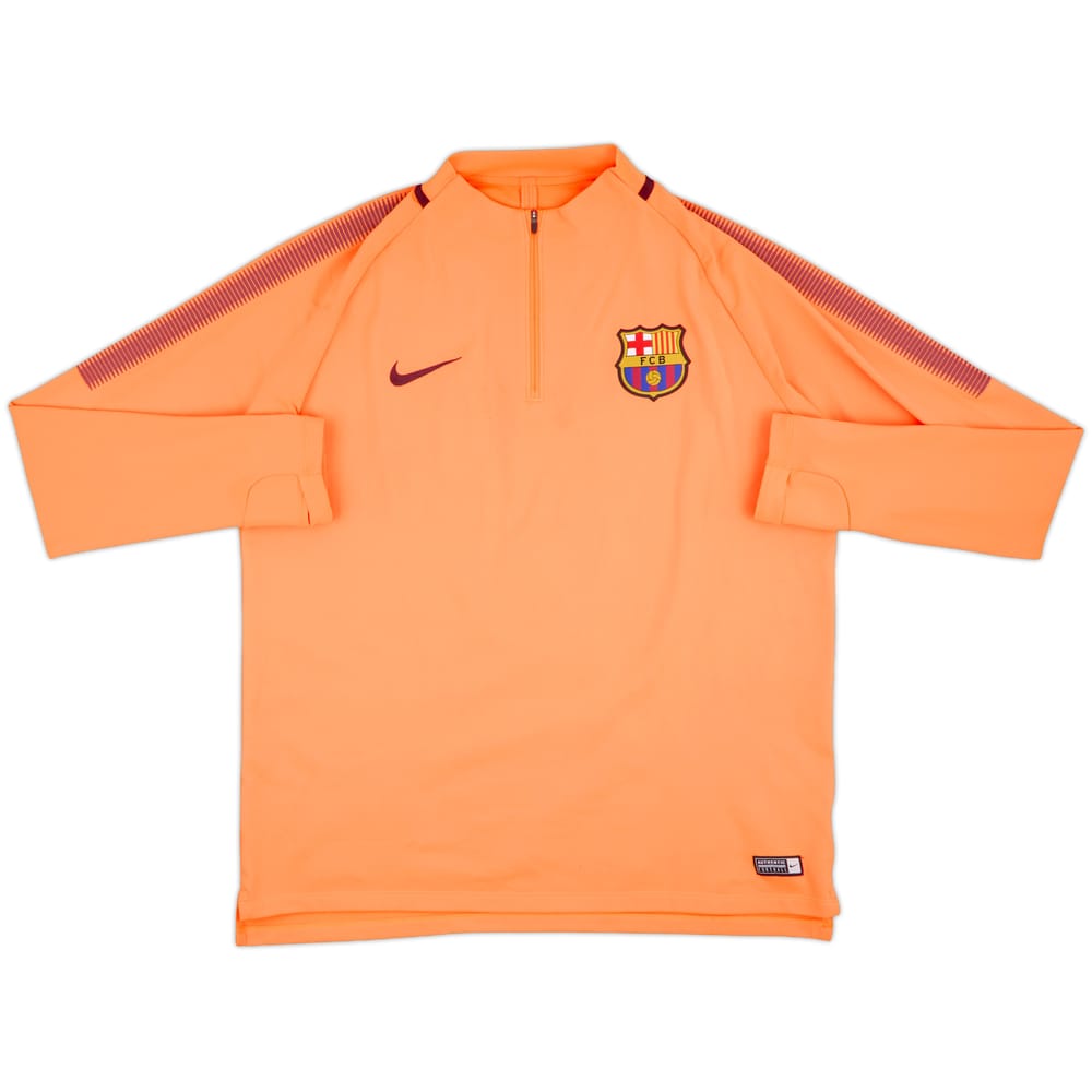 2017-18 Barcelona Nike 1/4 Zip Drill Top - 7/10 - (XL)