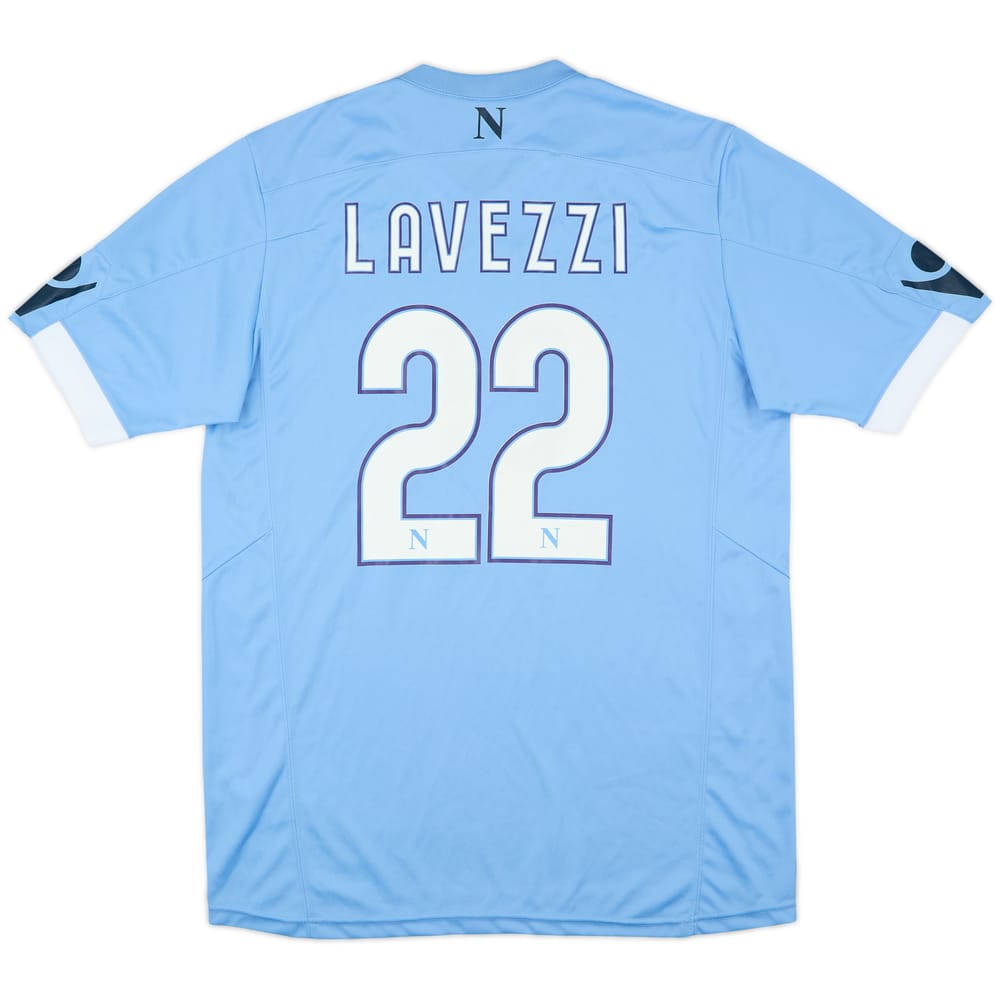 2010-11 Napoli Home Shirt Lavezzi #22 - 7/10 - (XL)