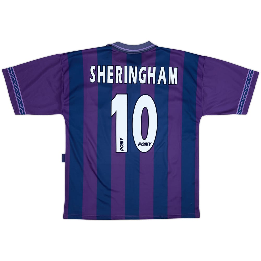1995-97 Tottenham Away Shirt Sheringham #10 - 8/10 - (L)