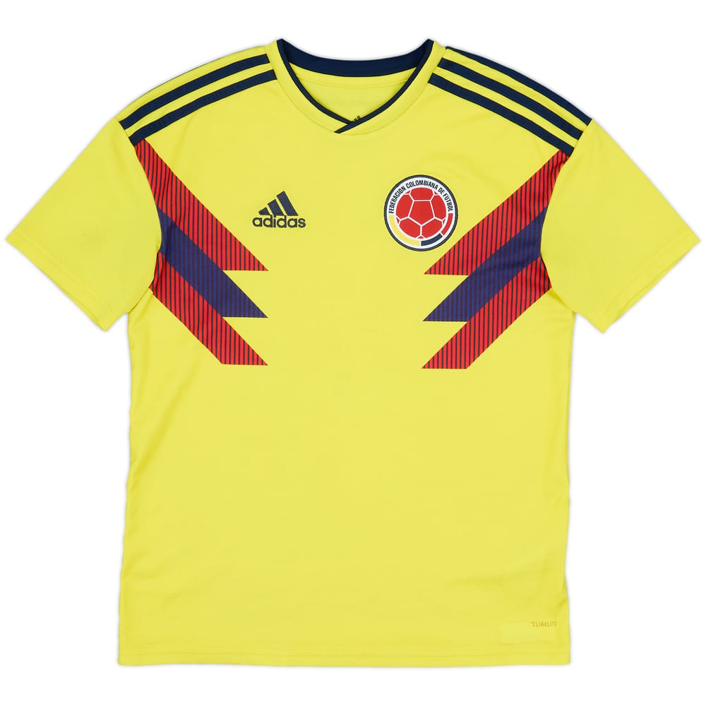 2018-19 Colombia Home Shirt - 6/10 - (13-14 Years)