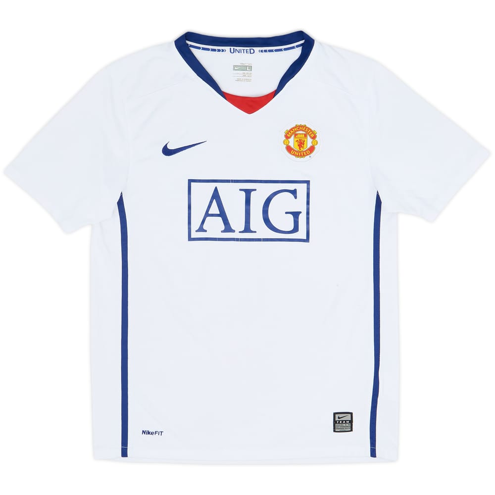 2008-10 Manchester United Away Shirt - 6/10 - (L.Boys)