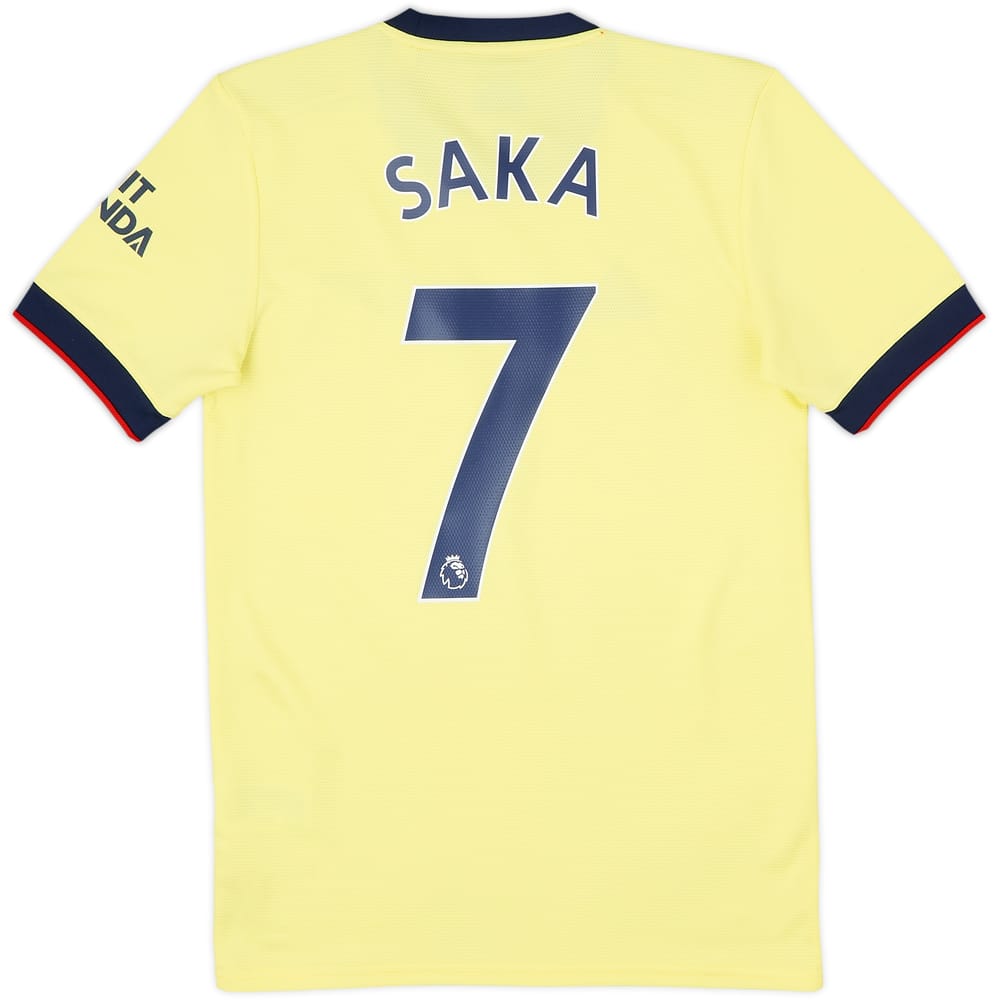2021-22 Arsenal Away Shirt Saka #7 - 6/10 - (XS)