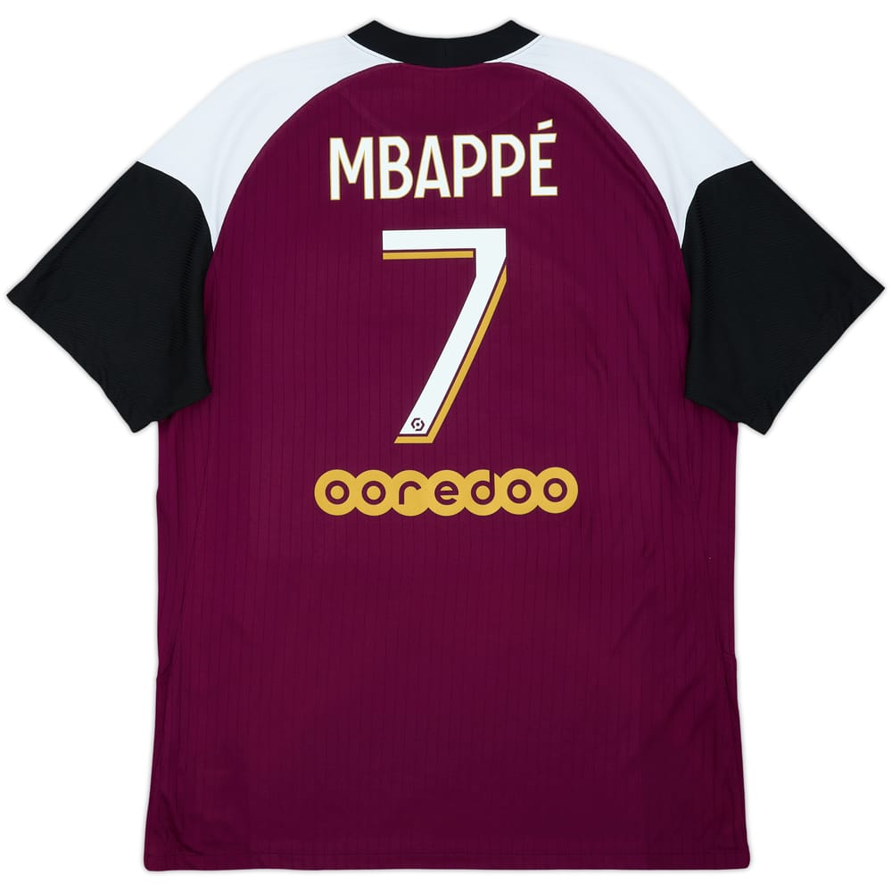 2020-21 Paris Saint-Germain Third Shirt Mbappe #7 - 5/10 - (XL)