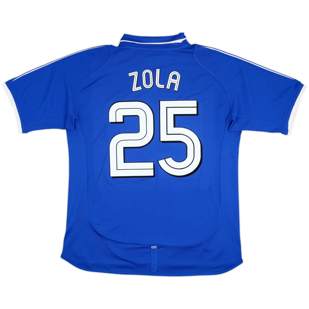 2001-03 Chelsea Home Shirt Zola #25 - 7/10 - (L)