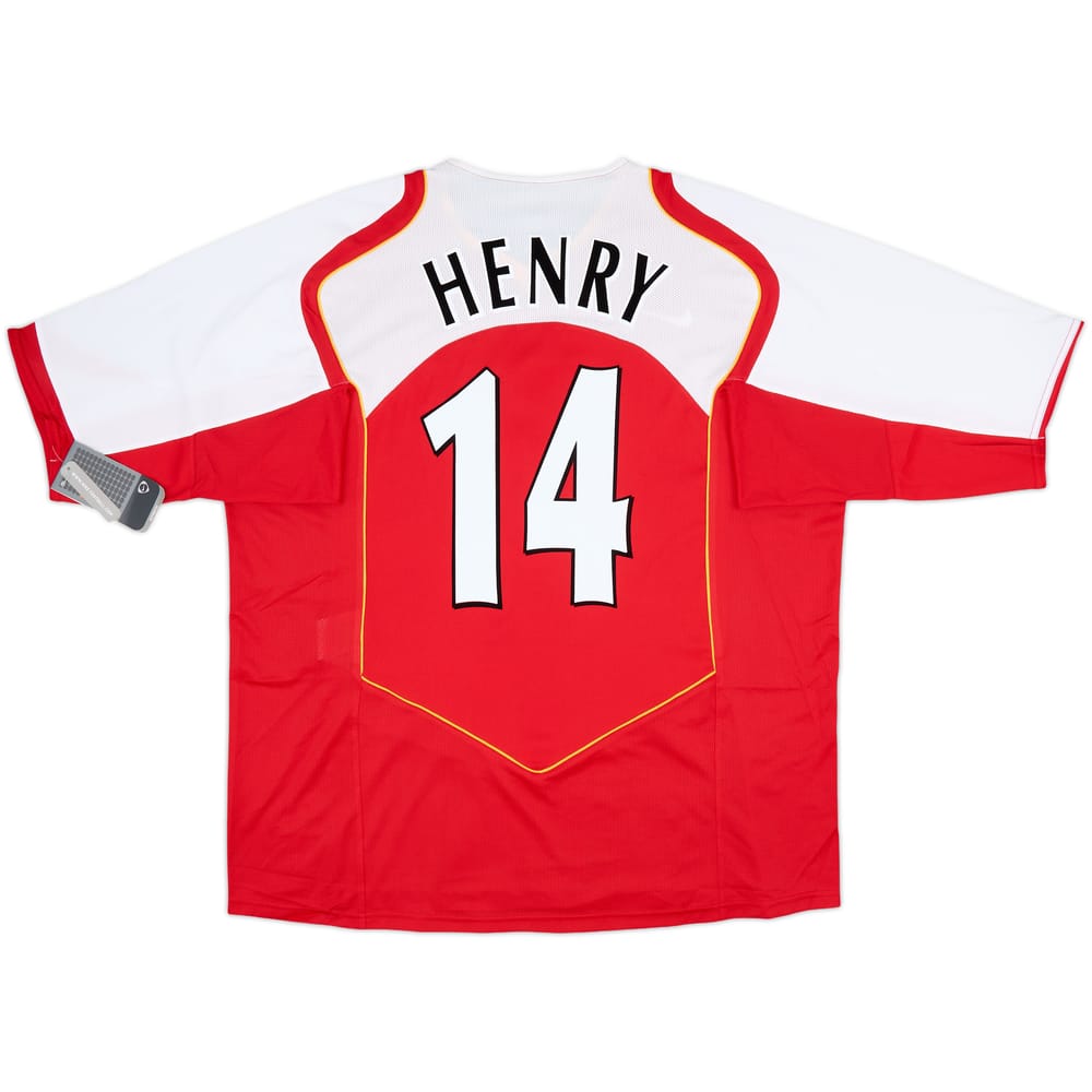 2004-05 Arsenal Home Shirt Henry #14 (XXL)
