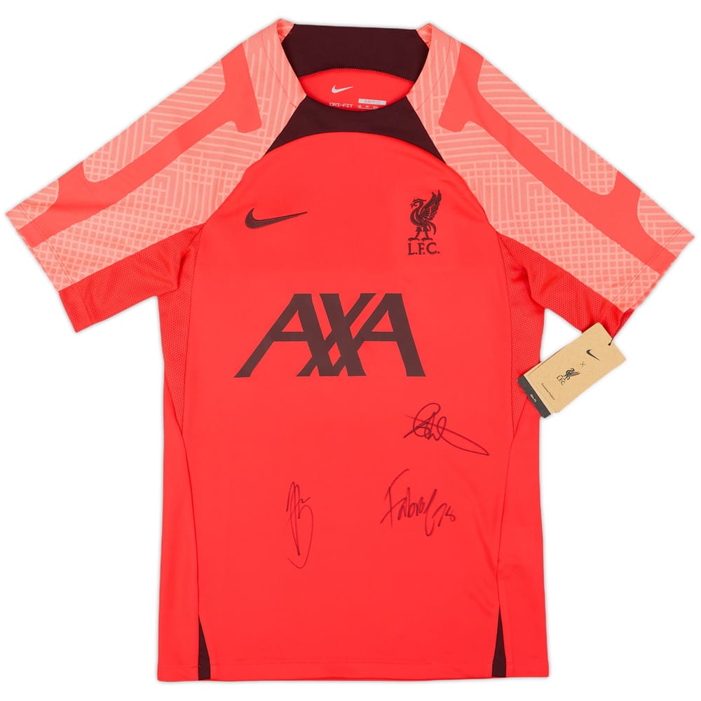 2022-23 Liverpool Nike Signed Training Shirt (XS)