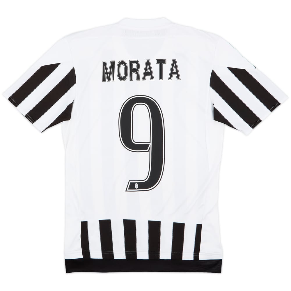 2015-16 Juventus Home Shirt Morata #9 - 9/10 - (XS)